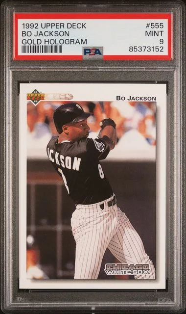 1992 Upper Deck Bo Jackson Gold Hologram #555 card image