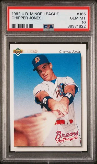 1992 Upper Deck Chipper Jones Minor League #165 card image