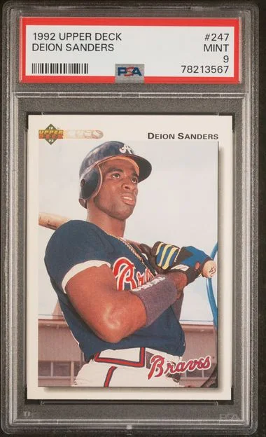 1992 Upper Deck Deion Sanders #247 card image