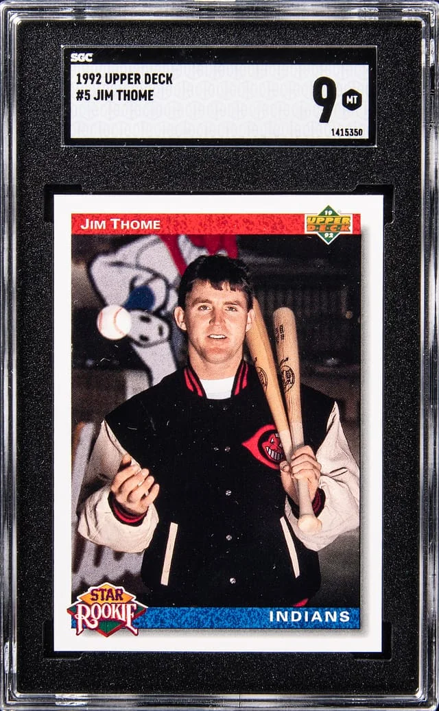 1992 Upper Deck Jim Thome #5 card image