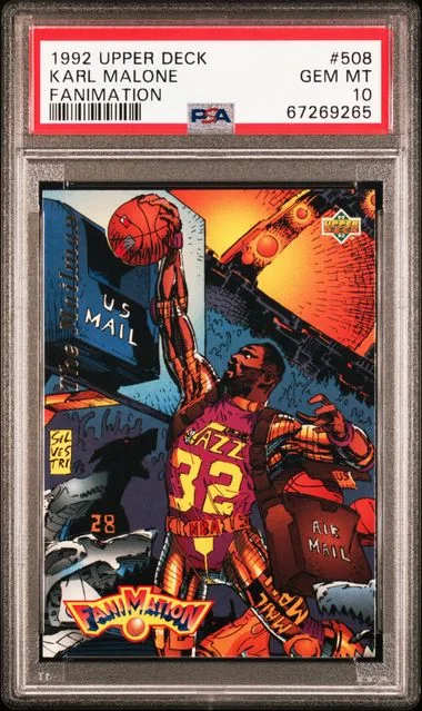 1992 Upper Deck Karl Malone Fanimation #508 card image