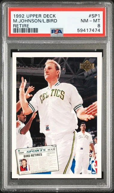 1992 Upper Deck Larry Bird/Magic Johnson #SP1 card image
