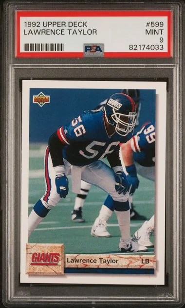 1992 Upper Deck Lawrence Taylor #599 card image