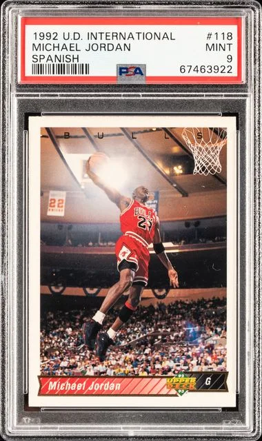 1992 Upper Deck Michael Jordan International Spanish #118 card image