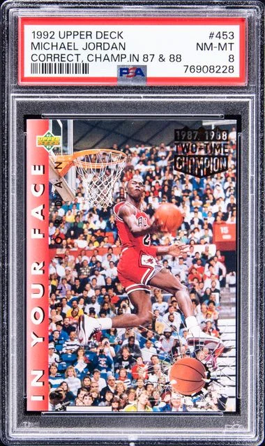 1992 Upper Deck Michael Jordan #453 card image