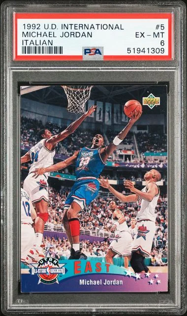 1992 Upper Deck Michael Jordan International #5 card image