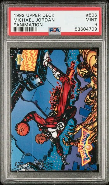 1992 Upper Deck Michael Jordan Fanimation #506 card image