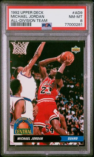 1992 Upper Deck Michael Jordan All-Division #AD9 card image