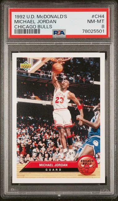 1992 Upper Deck Michael Jordan Mcdonald's Chicago Bulls #Ch4 card image