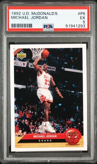 1992 Upper Deck Michael Jordan Mcdonald's #P5 card image