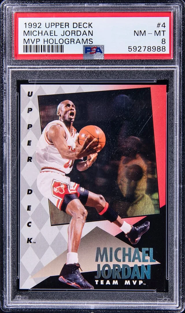 1992 Upper Deck MVP Michael Jordan Holograms #4 card image