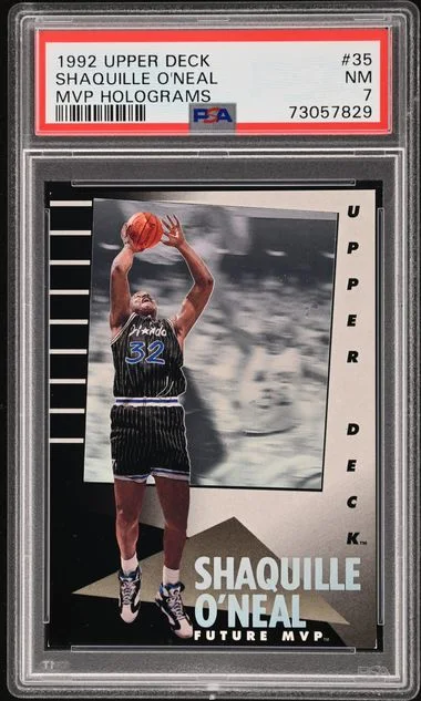 1992 Upper Deck MVP Shaquille O'Neal Holograms #35 card image