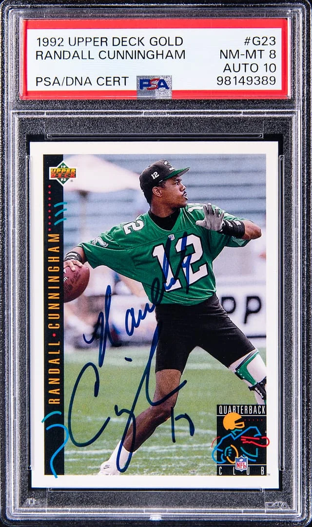 1992 Upper Deck Randall Cunningham Gold #G23 card image