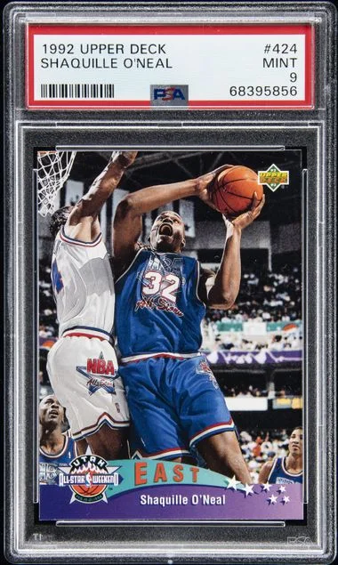 1992 Upper Deck Shaquille O'Neal #424 card image