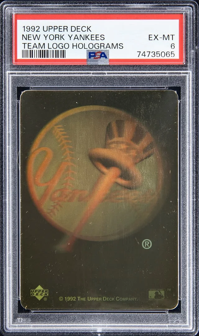 1992 Upper Deck Team Logo Holograms New York Yankees #no-number card image