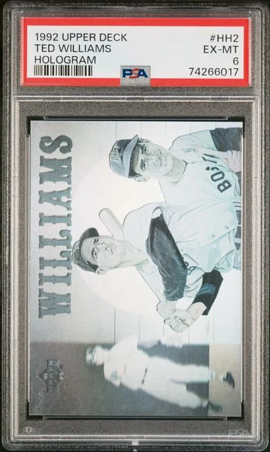 1992 Upper Deck Ted Williams Hologram #HH2 card image