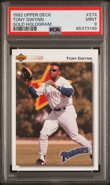 1992 Upper Deck Tony Gwynn Gold Hologram #274 card image