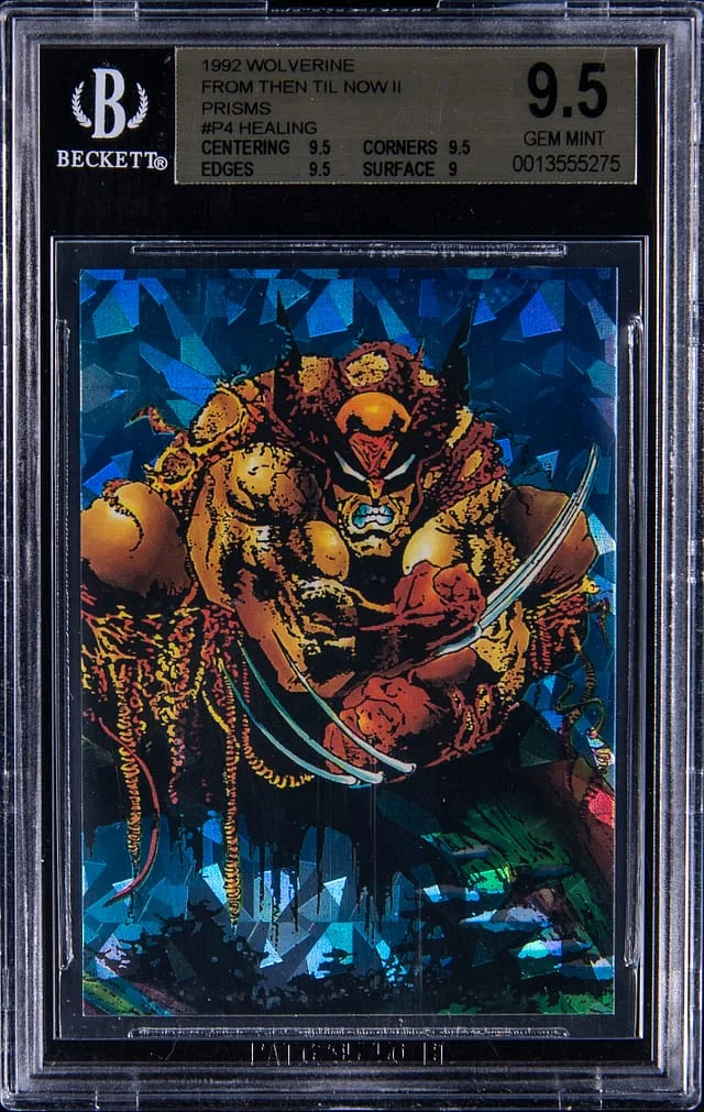 1992 Wolverine From Then Til Now II Prisms Healing #P4 card image