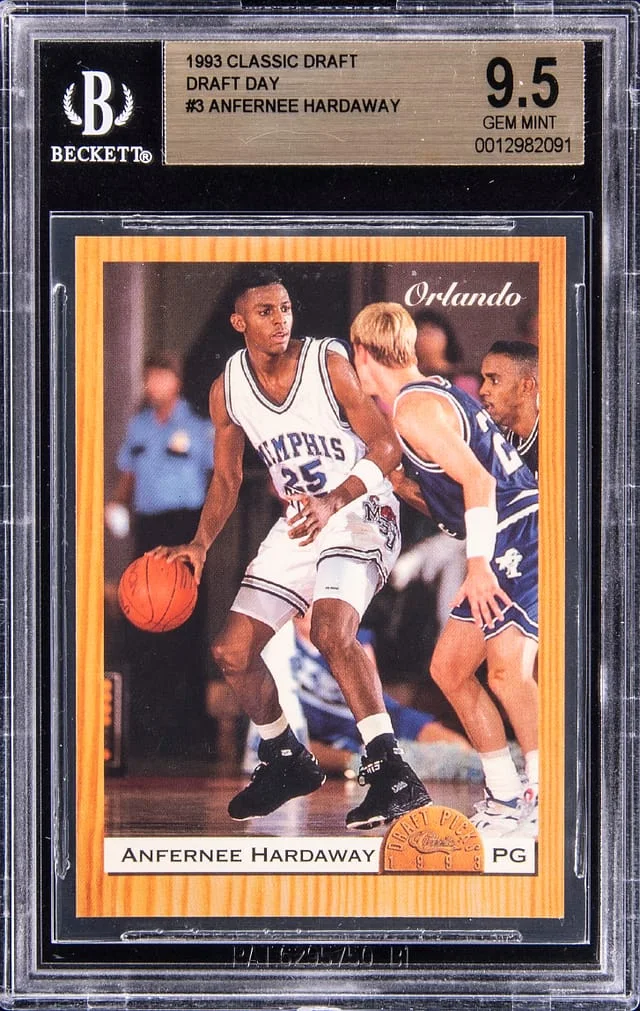 1993-94 Classic Draft Day Anfernee Hardaway #3 card image