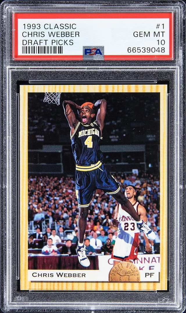 1993-94 Classic Draft Picks Chris Webber #1 card image