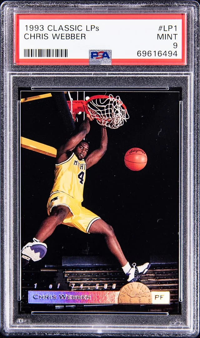 1993-94 Classic LPs Chris Webber #LP1 card image