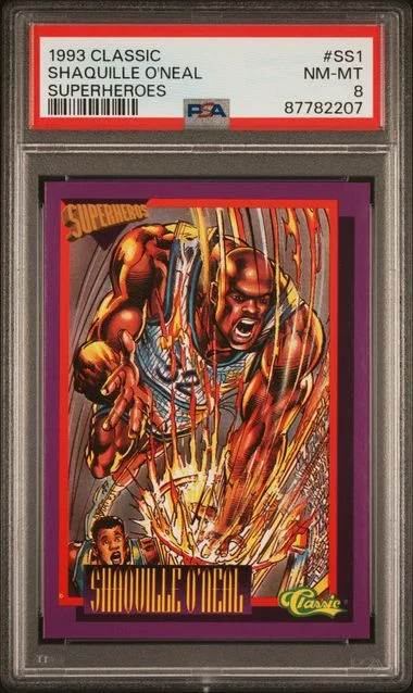 1993-94 Classic Superheroes Superheroes Shaquille O'Neal #SS1 card image