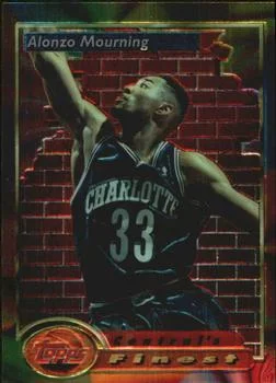 1993-94 Finest Alonzo Mourning CF #104 card image
