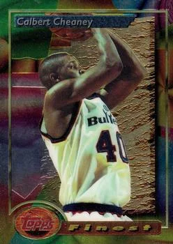 1993-94 Finest Calbert Cheaney #84 card image
