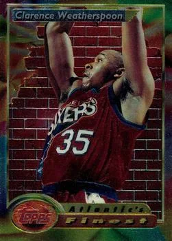 1993-94 Finest Clarence Weatherspoon AF #91 card image