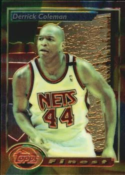 1993-94 Finest Derrick Coleman #80 card image
