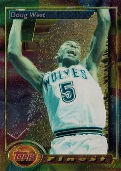 1993-94 Finest Doug West #202 card image