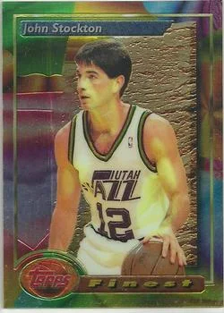 1993-94 Finest John Stockton #219 card image