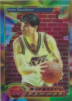 1993-94 Finest John Stockton MF #117 card image