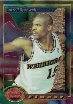 1993-94 Finest Latrell Sprewell #30 card image