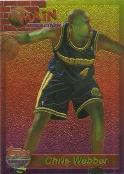 1993-94 Finest Chris Webber [Main Attraction] Main Attraction #9 card image