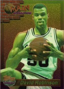 1993-94 Finest David Robinson [Main Attraction] Main Attraction #24 card image