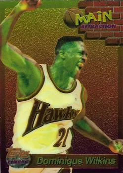 1993-94 Finest Dominique Wilkins [Main Attraction] Main Attraction #1 card image