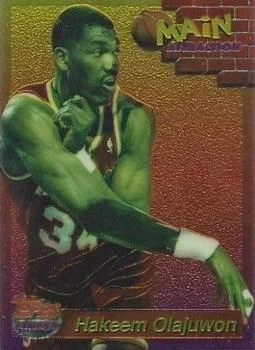 1993-94 Finest Hakeem Olajuwon [Main Attraction] Main Attraction #10 card image