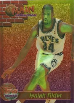1993-94 Finest Isaiah Rider [Main Attraction] Main Attraction #16 card image