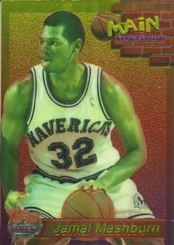 1993-94 Finest Jamal Mashburn [Main Attraction] Main Attraction #6 card image