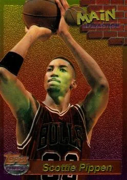 1993-94 Finest Scottie Pippen [Main Attraction] Main Attraction #4 card image