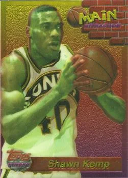 1993-94 Finest Shawn Kemp [Main Attraction] Main Attraction #25 card image
