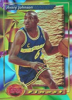 1993-94 Finest Avery Johnson Refractor #143 card image