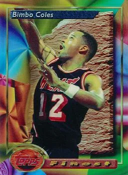 1993-94 Finest Bimbo Coles Refractor #146 card image