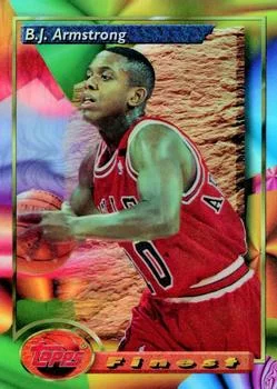 1993-94 Finest B.J. Armstrong [Refractors] Refractors #62 card image