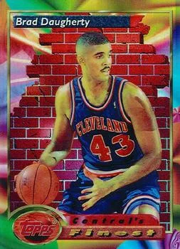 1993-94 Finest Brad Daugherty CF [Refractors] Refractors #100 card image