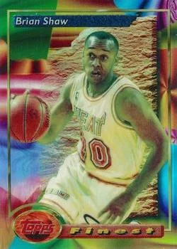 1993-94 Finest Brian Shaw [Refractors] Refractors #42 card image