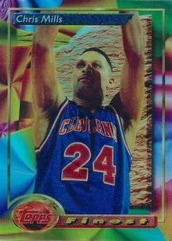 1993-94 Finest Chris Mills SP Refractor #133 card image