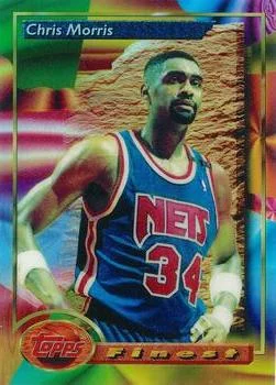 1993-94 Finest Chris Morris SP [Refractors] Refractors #48 card image