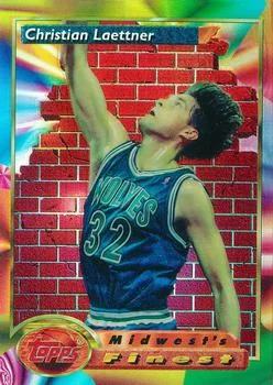 1993-94 Finest Christian Laettner MF Refractor #111 card image